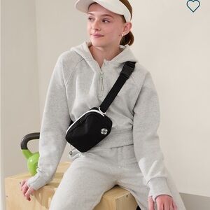 Half Zip Up Hoodie Athleta Girl